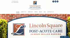 Desktop Screenshot of lincolnsquarerehab.com
