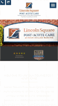 Mobile Screenshot of lincolnsquarerehab.com